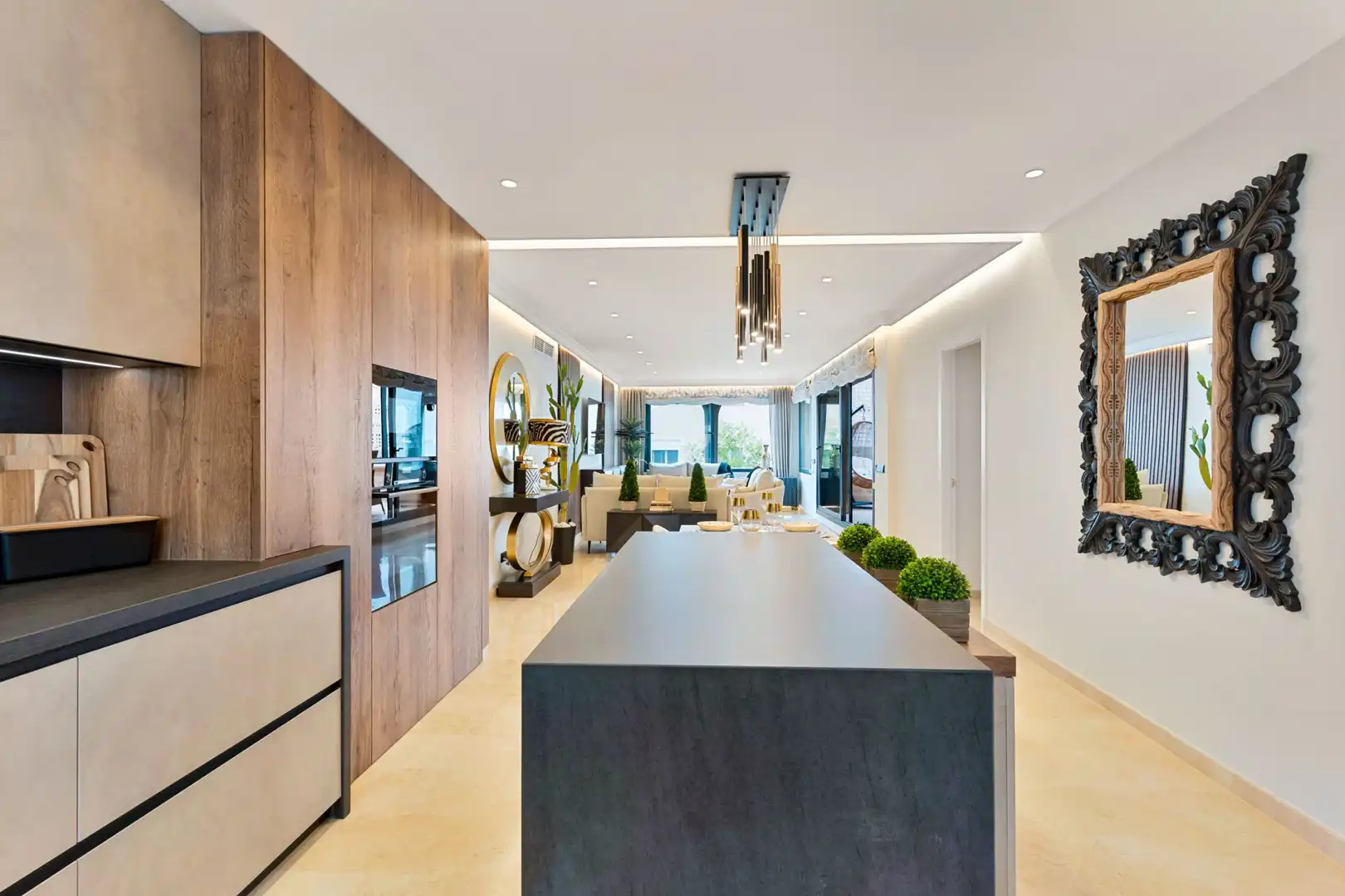 Kitchen of Attic for sale in Marbella  with Air Conditioner, Terrace and Furnished