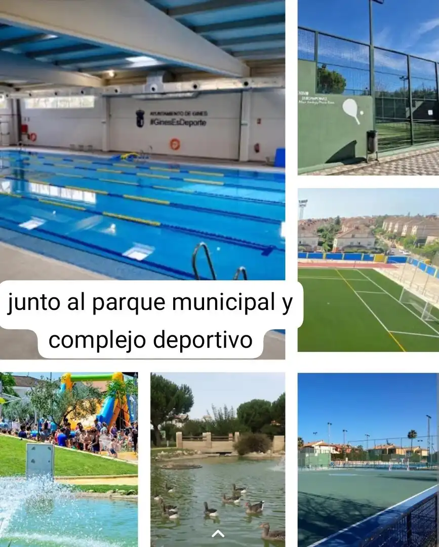 Vista exterior de Casa o xalet en venda en Gines amb Aire condicionat, Calefacció i Jardí privat