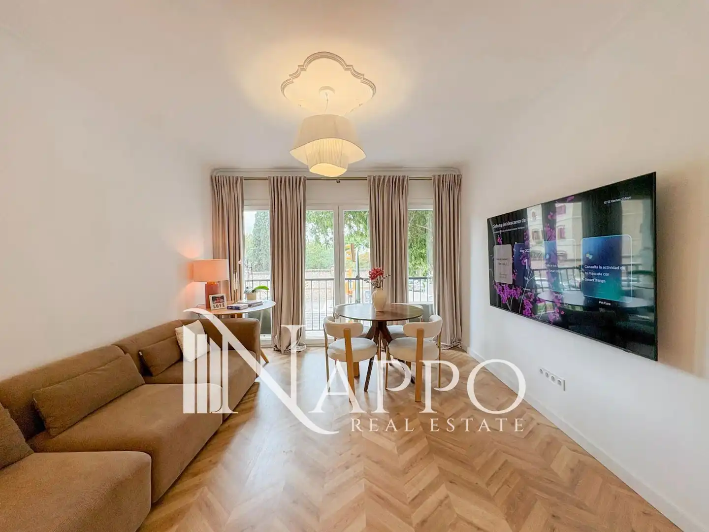 Living room of Flat for rent in  Palma de Mallorca  with Air Conditioner, Heating and Terrace