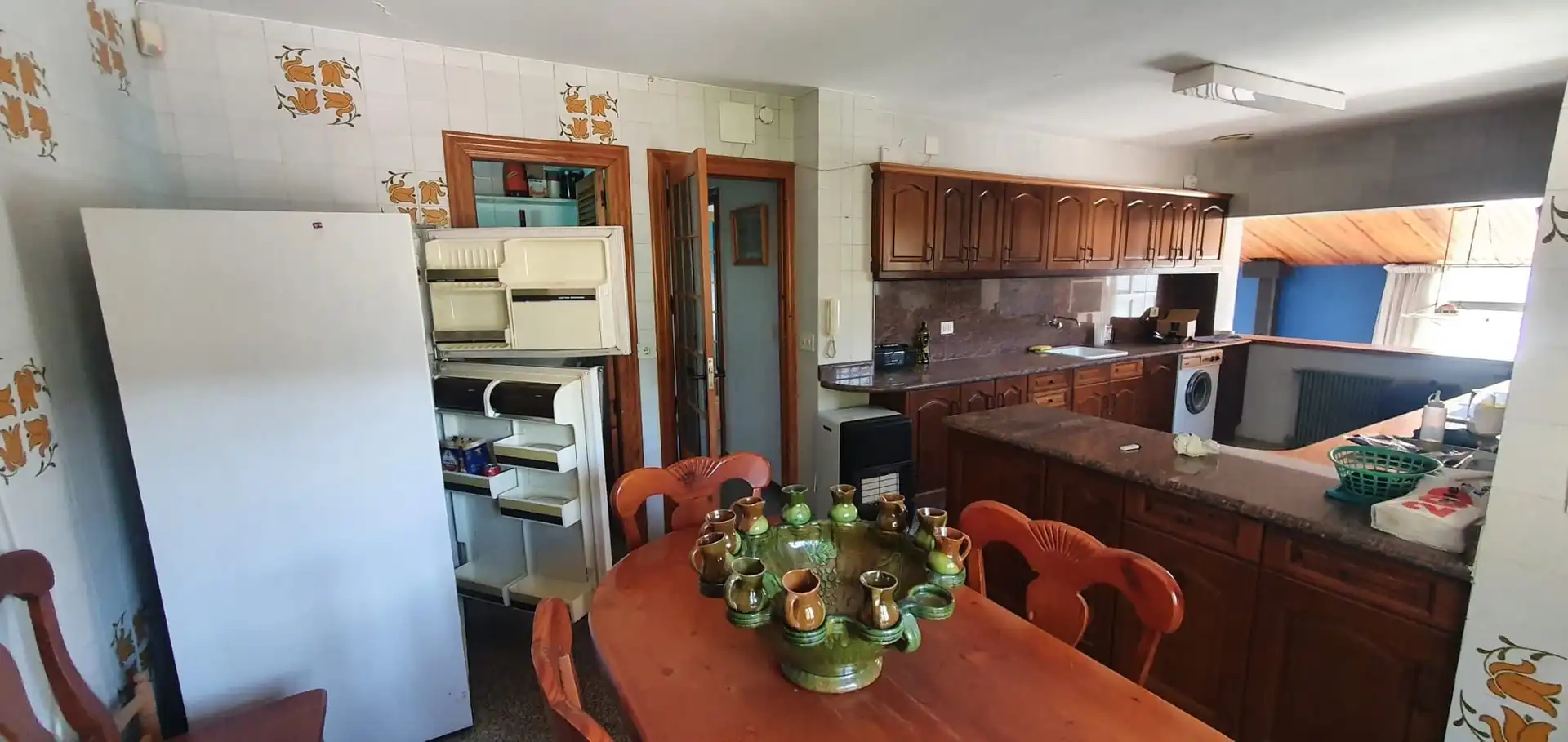 Küche von Wohnung zum Verkauf in Alcoy / Alcoi mit Privatgarten, Terrasse und Abstellraum
