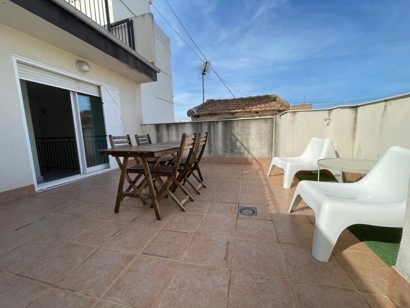 Terrassa de Àtic de lloguer en  Valencia Capital amb Aire condicionat, Calefacció i Jardí privat