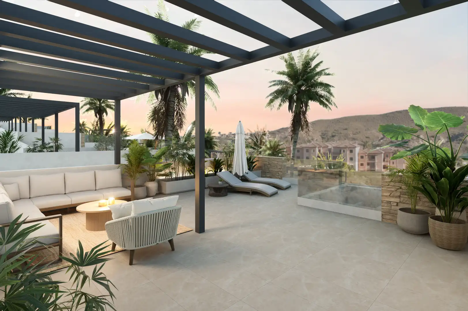 Terrassa de Casa o xalet en venda en Vera amb Aire condicionat, Calefacció i Jardí privat