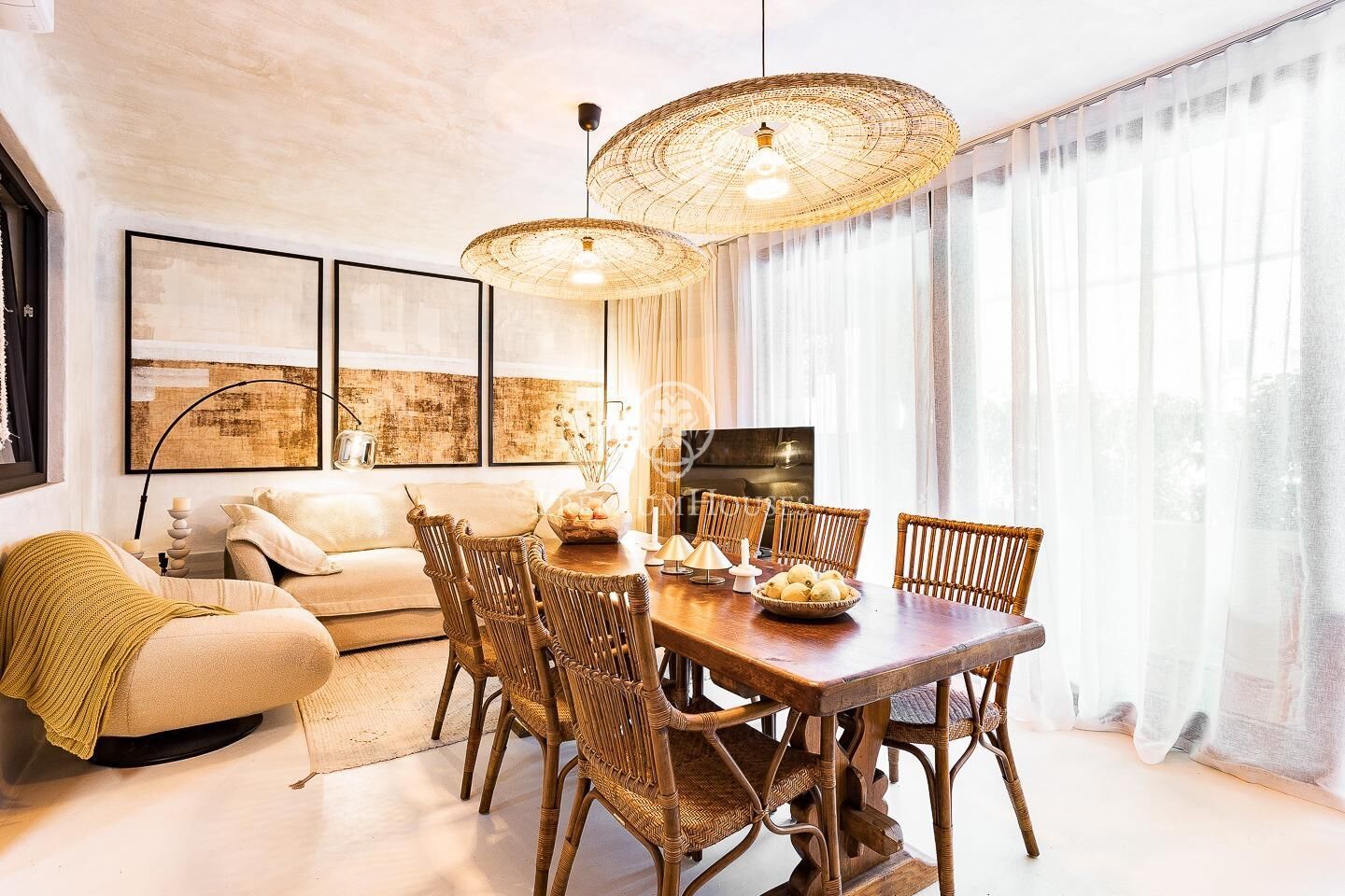 Comedor de Ático en venta en  Barcelona Capital con Aire acondicionado, Calefacción y Terraza