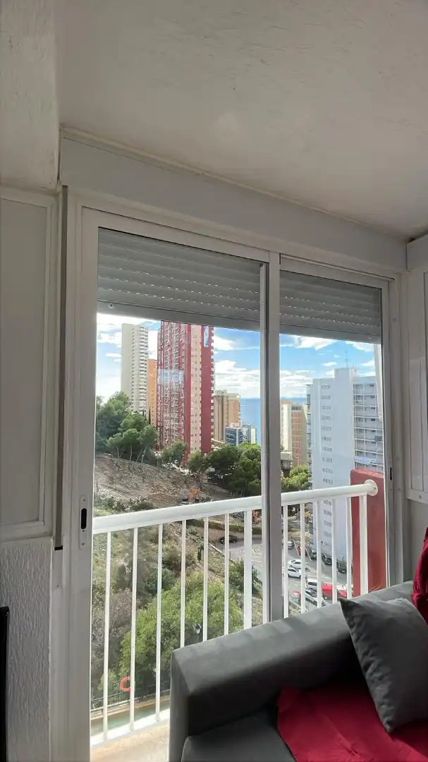 Bedroom of Apartments for sale in Benidorm  with Air Conditioner, Terrace and Furnished