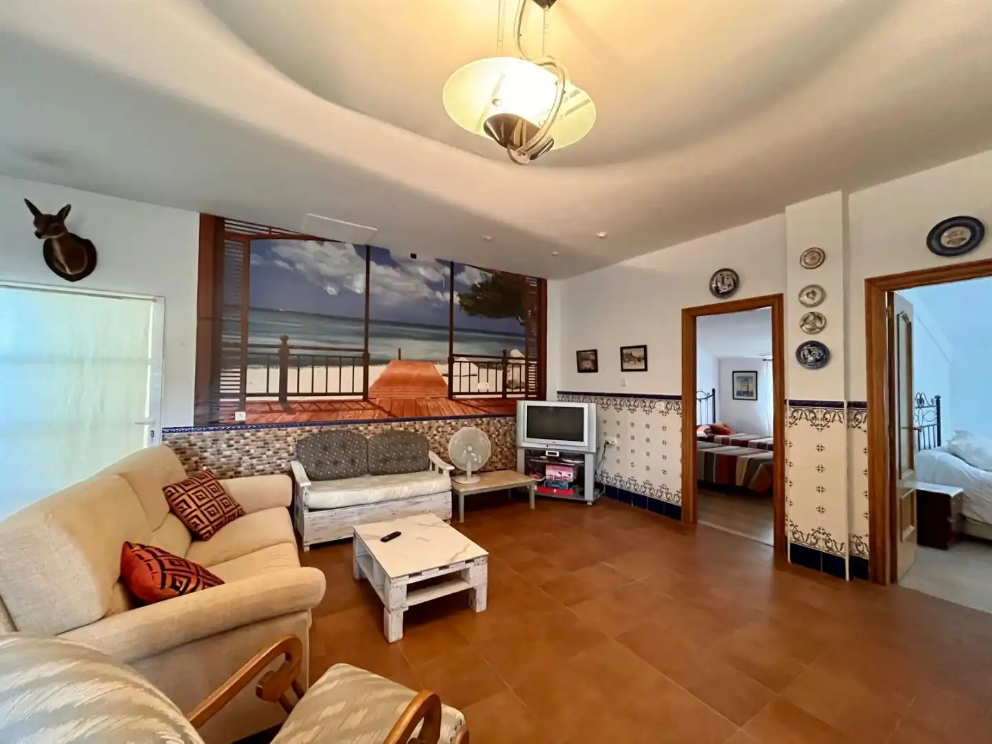Sala de estar de Casa o chalet en venta en Torrecillas de la Tiesa, Cáceres