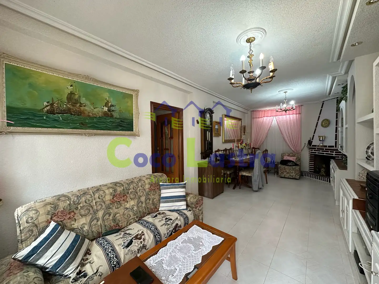 Sala de estar de Finca rústica en venta en Pedraza de Alba con Calefacción, Terraza y Trastero