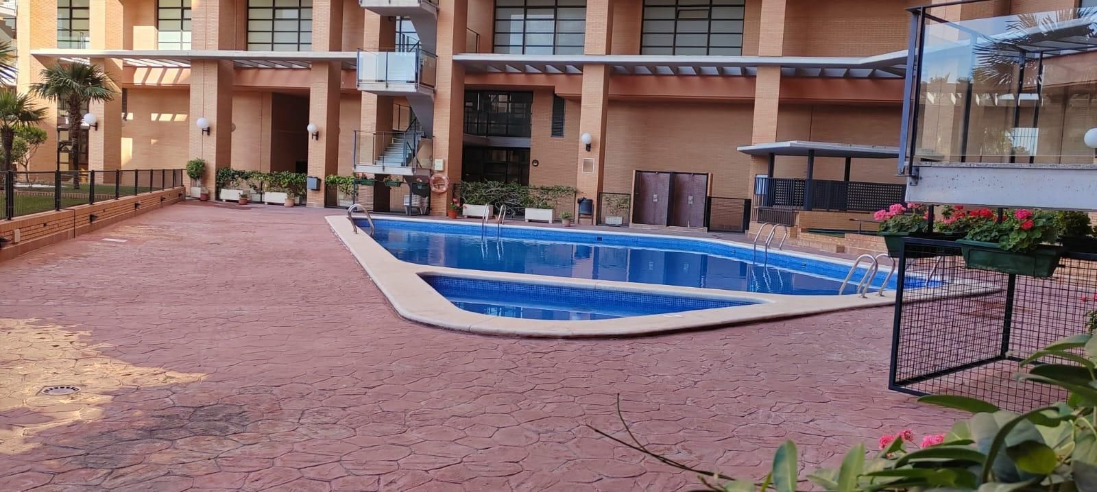Swimming pool of Flat for sale in Alicante / Alacant  with Air Conditioner, Storage room and Balcony
