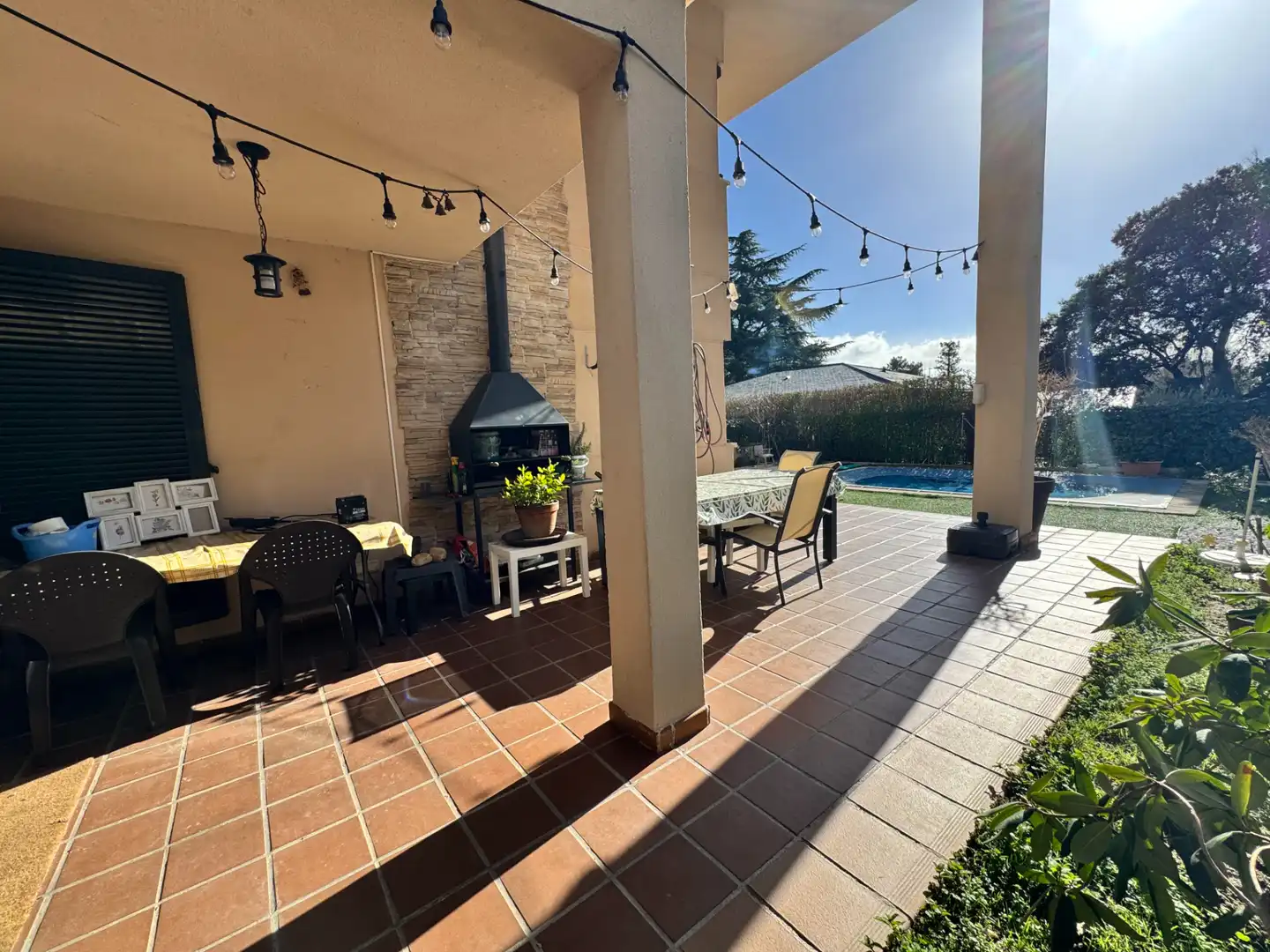 Terraza de Casa o chalet en venta en El Escorial con Aire acondicionado, Calefacción y Jardín privado