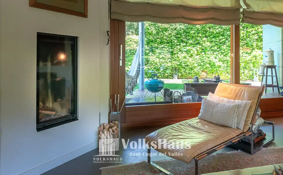 Terrasse von Haus oder Chalet zum Verkauf in Sant Cugat del Vallès mit Klimaanlage, Heizung und Privatgarten