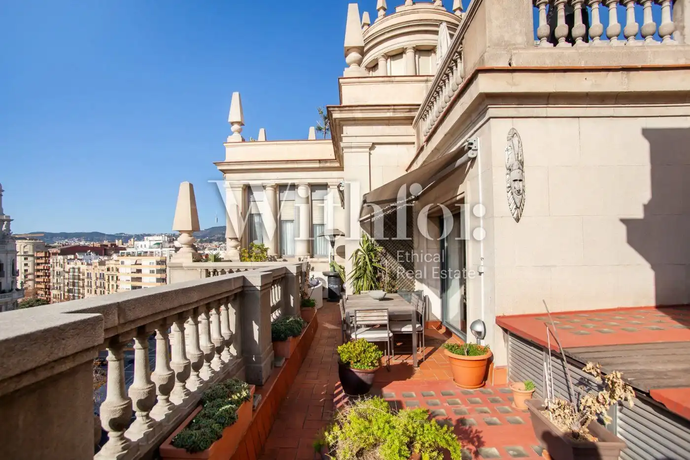 Terraza de Ático en venta en Barcelona con Aire acondicionado, Calefacción y Parquet