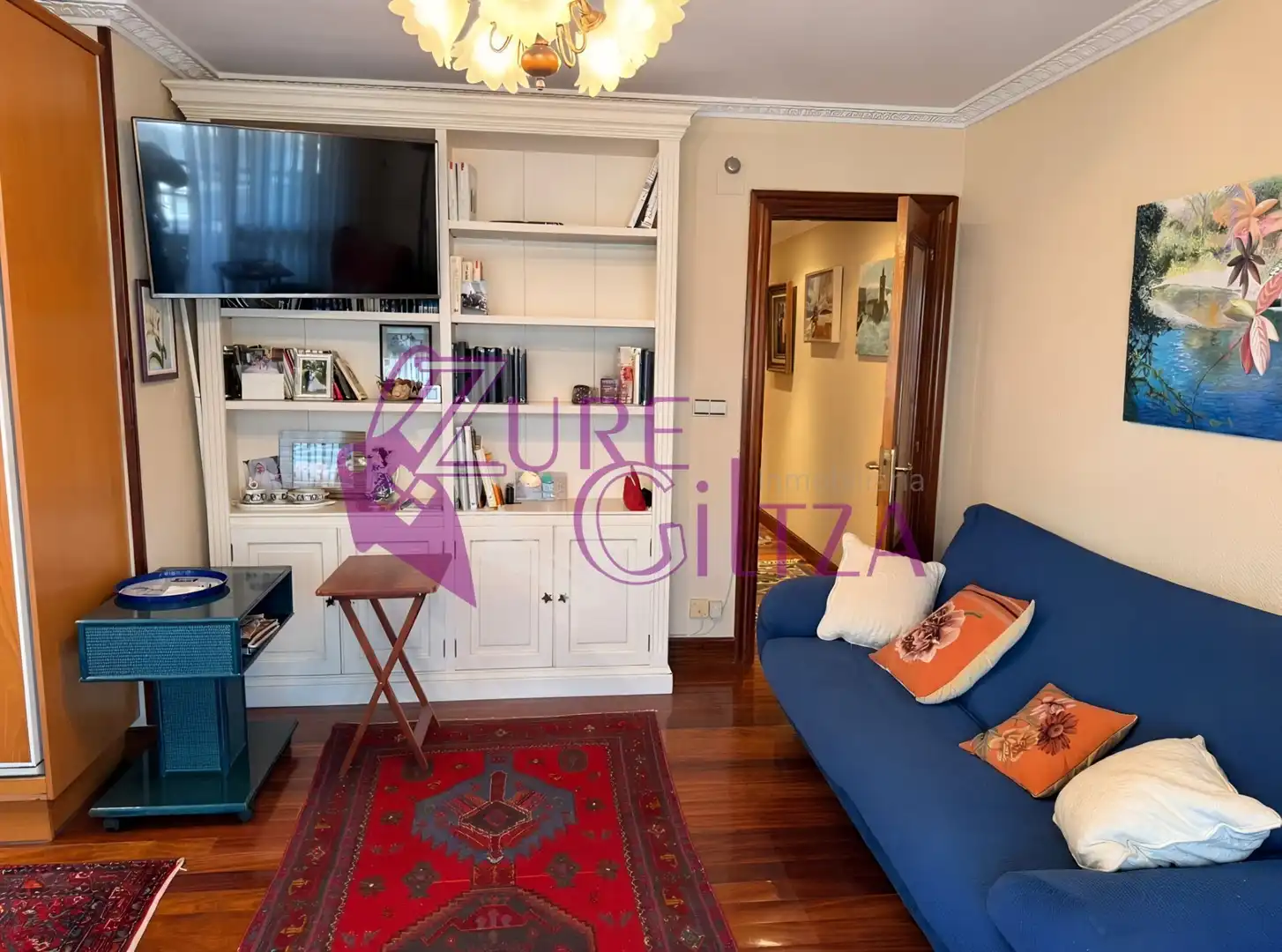 Sala de estar de Apartamento de alquiler en Laredo con Calefacción, Terraza y Amueblado