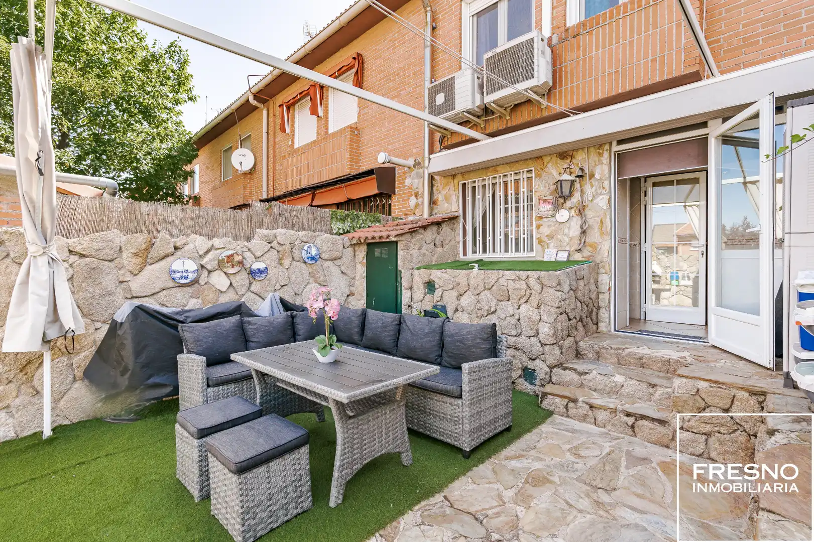Terrassa de Casa o xalet en venda en Cobeña amb Aire condicionat, Calefacció i Jardí privat