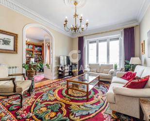 Living room of Flat for sale in  Madrid Capital  with Heating