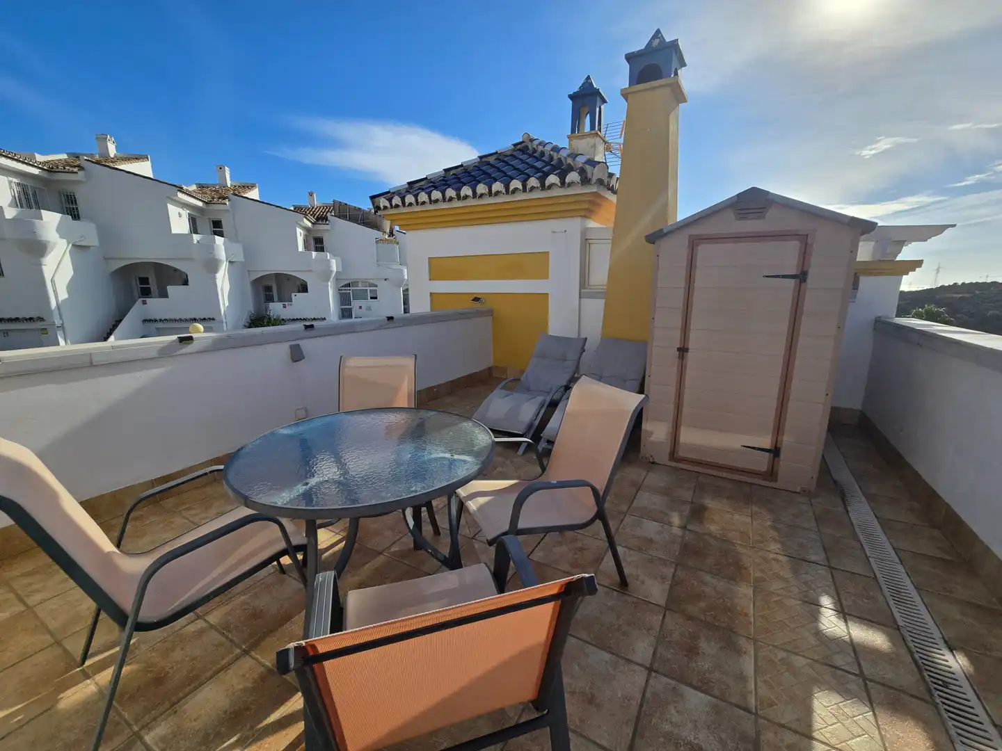 Terrassa de Casa o xalet en venda en Mijas amb Aire condicionat, Calefacció i Jardí privat
