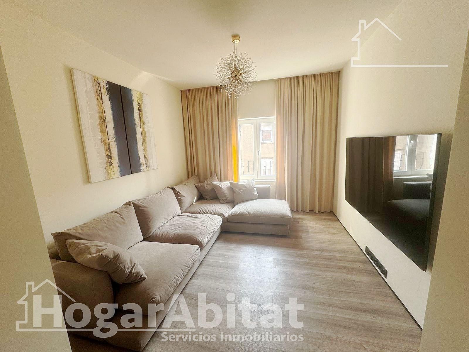 Sala de estar de Piso en venta en Mislata con Aire acondicionado