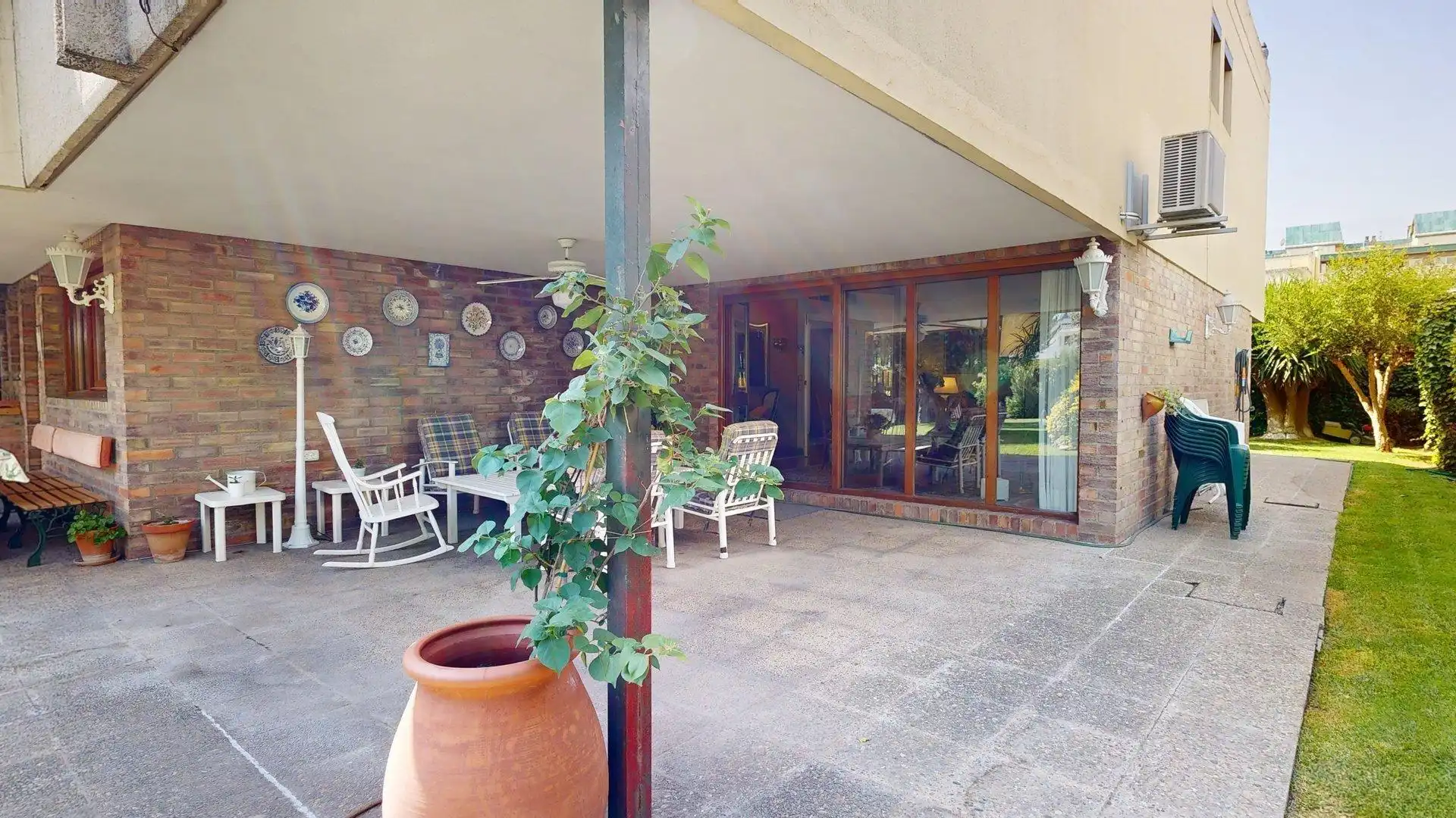 Terraza de Casa o chalet en venta en Zaragoza con Aire acondicionado, Calefacción y Jardín privado
