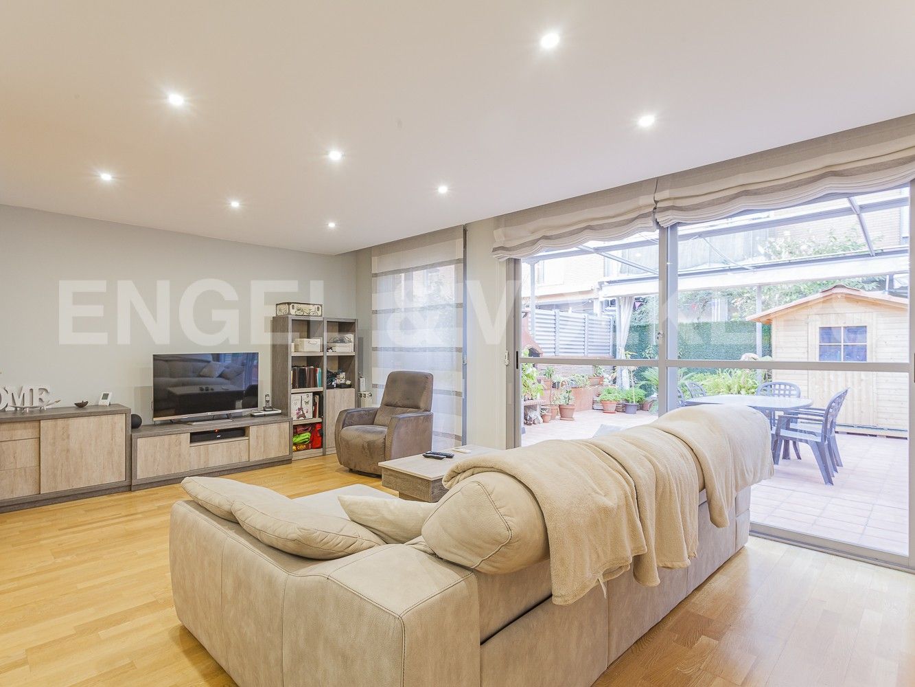 Living room of Single-family semi-detached for sale in Rubí  with Air Conditioner and Heating