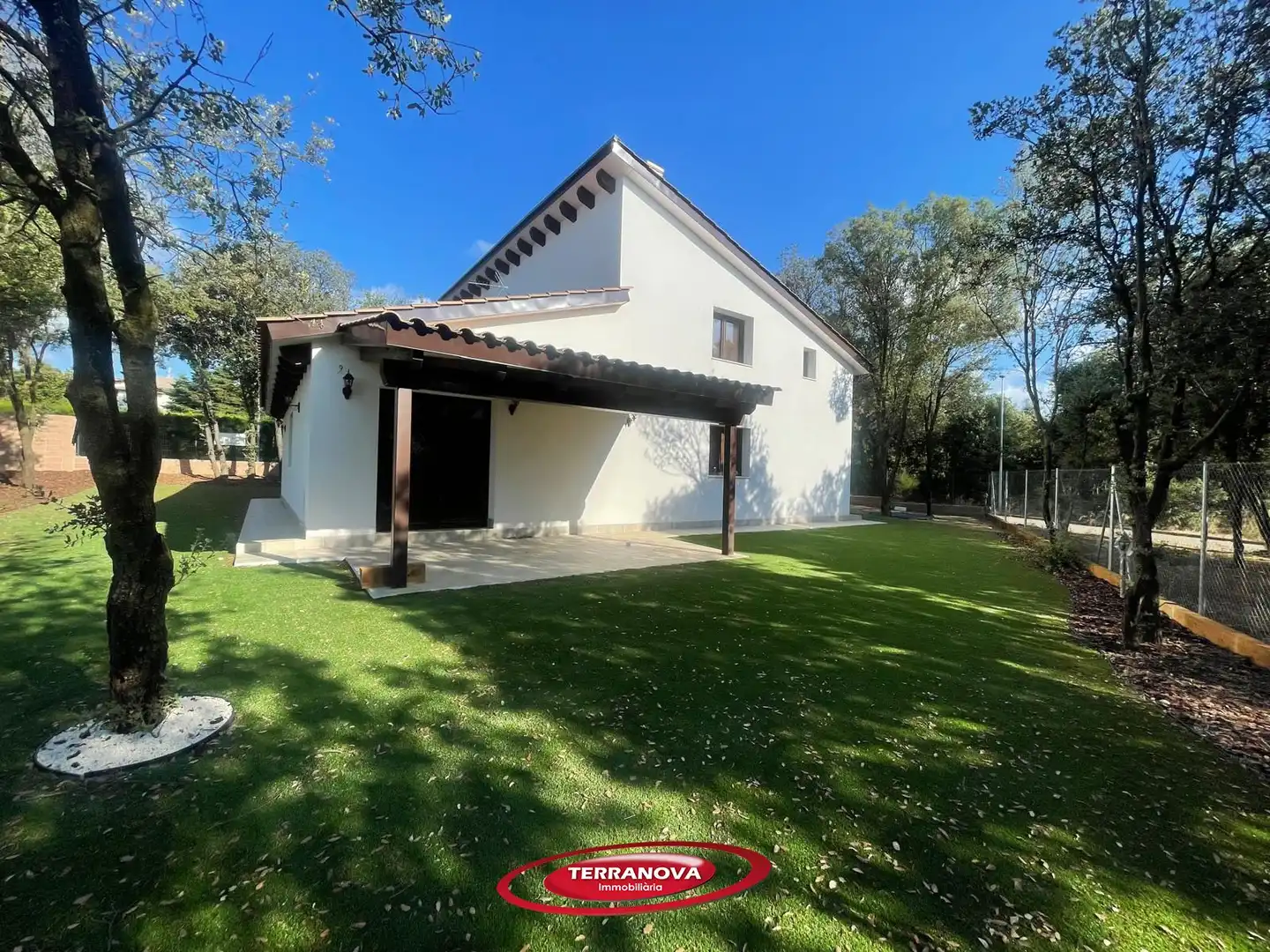 Garden of Houses for sale in L'Ametlla del Vallès  with Air Conditioner, Heating and Terrace