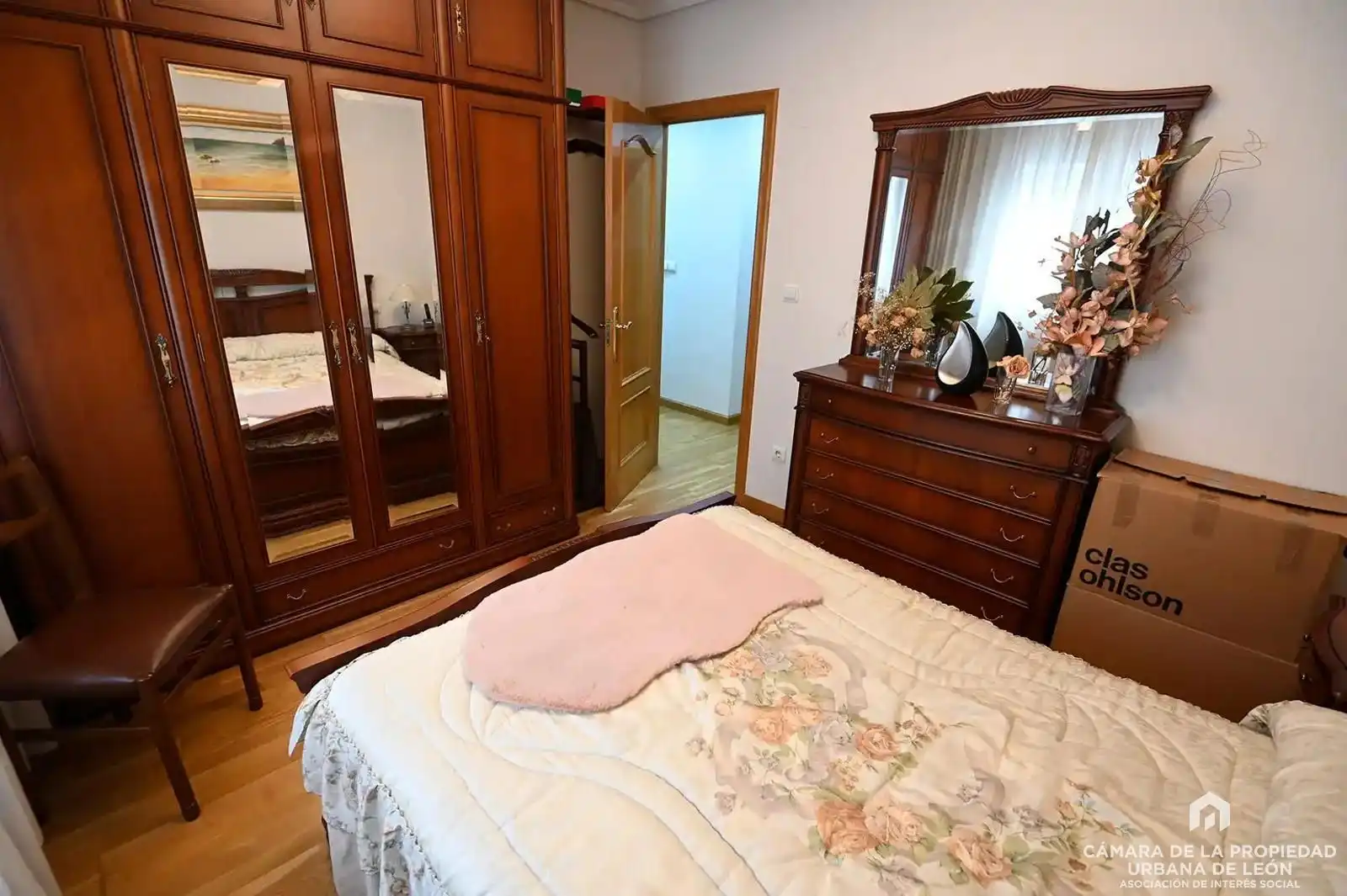 Schlafzimmer von Wohnung zum Verkauf in Población de Arroyo mit Heizung, Terrasse und Abstellraum