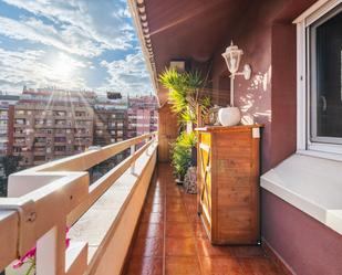 Balcony of Flat for sale in  Barcelona Capital  with Air Conditioner, Heating and Private garden