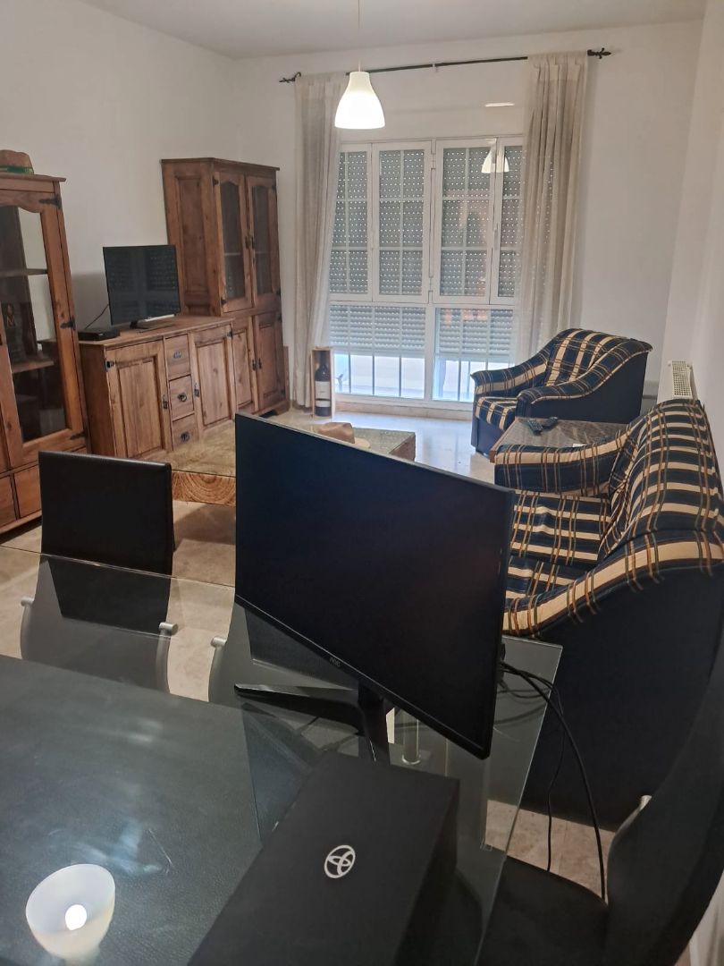 Living room of Flat for sale in Badajoz Capital  with Air Conditioner, Heating and Terrace