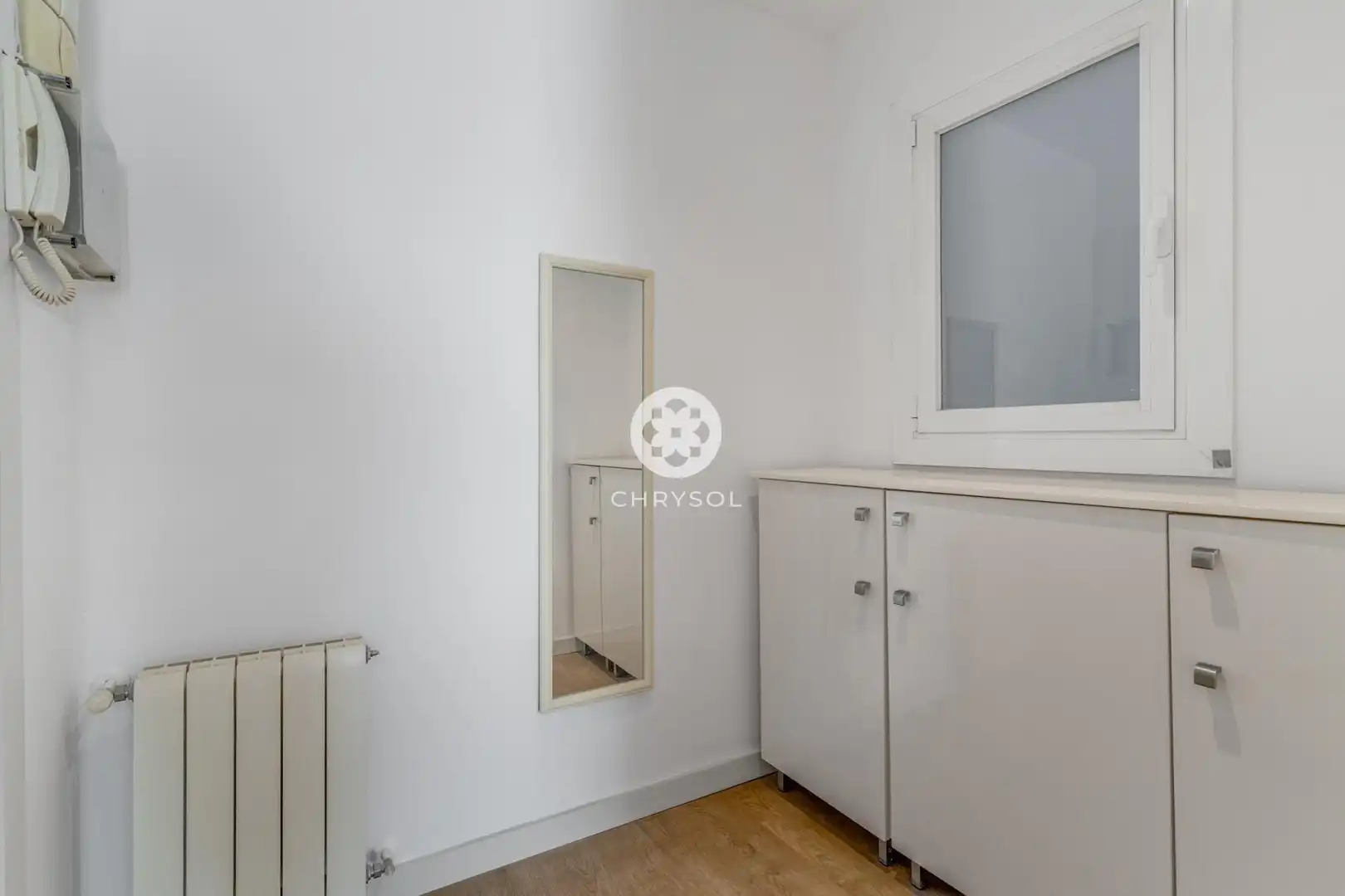 Schlafzimmer von Wohnung zum Verkauf in Barcelona mit Klimaanlage, Heizung und Parkett