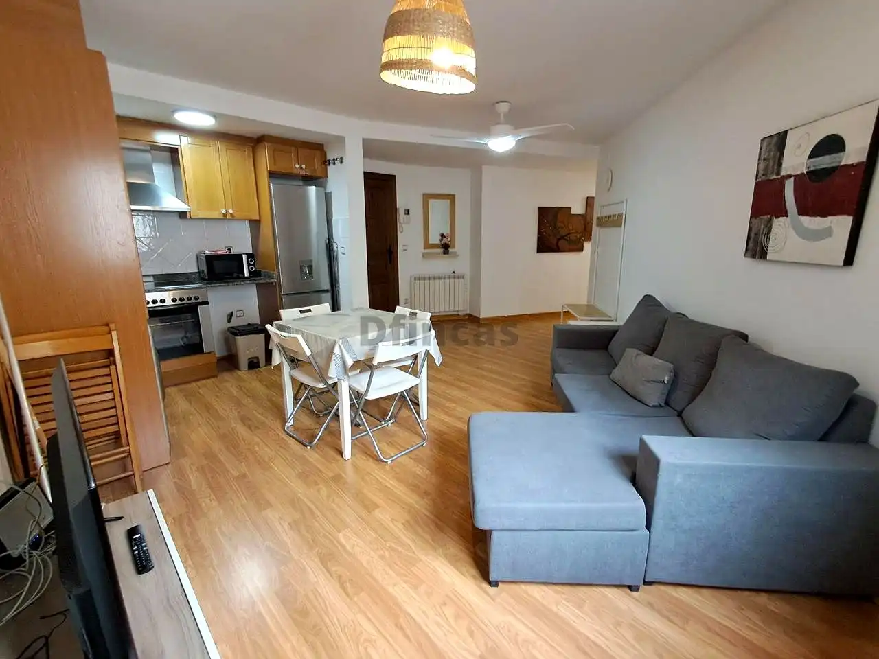 Sala de estar de Piso en venta en Mora de Rubielos con Calefacción y Amueblado