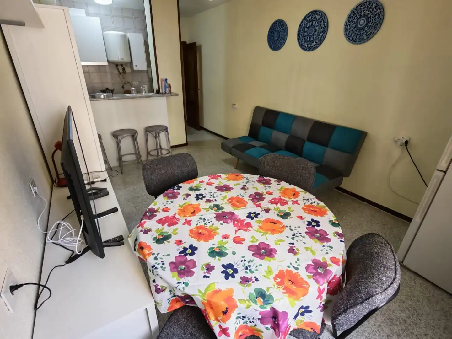 Dining room of Flat for rent in Murcia  with Air Conditioner, Heating and Furnished
