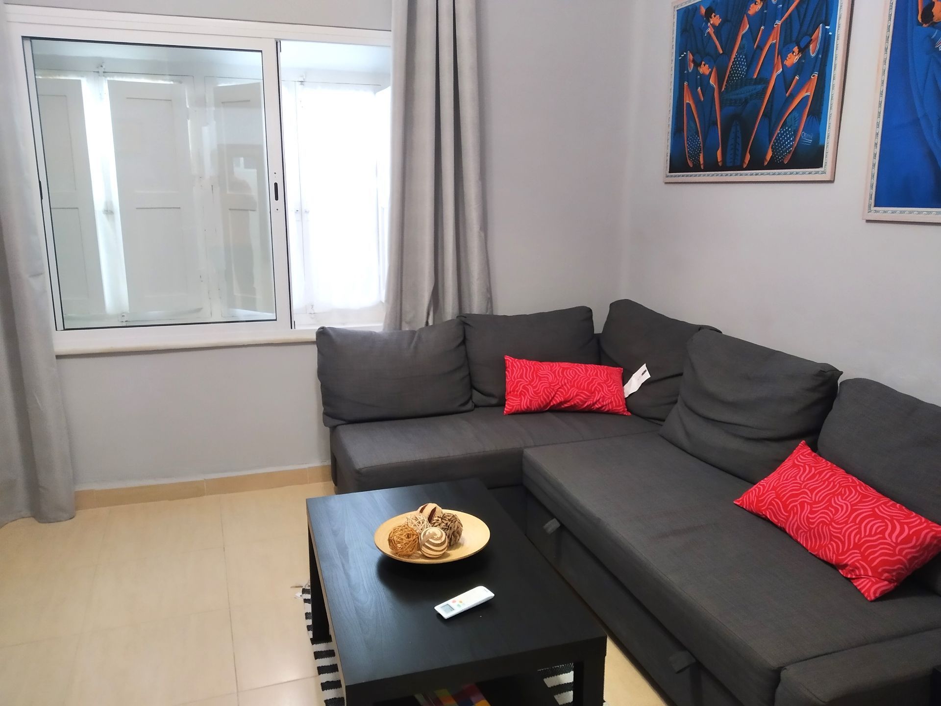 Living room of Flat to rent in Málaga Capital  with Air Conditioner and Furnished