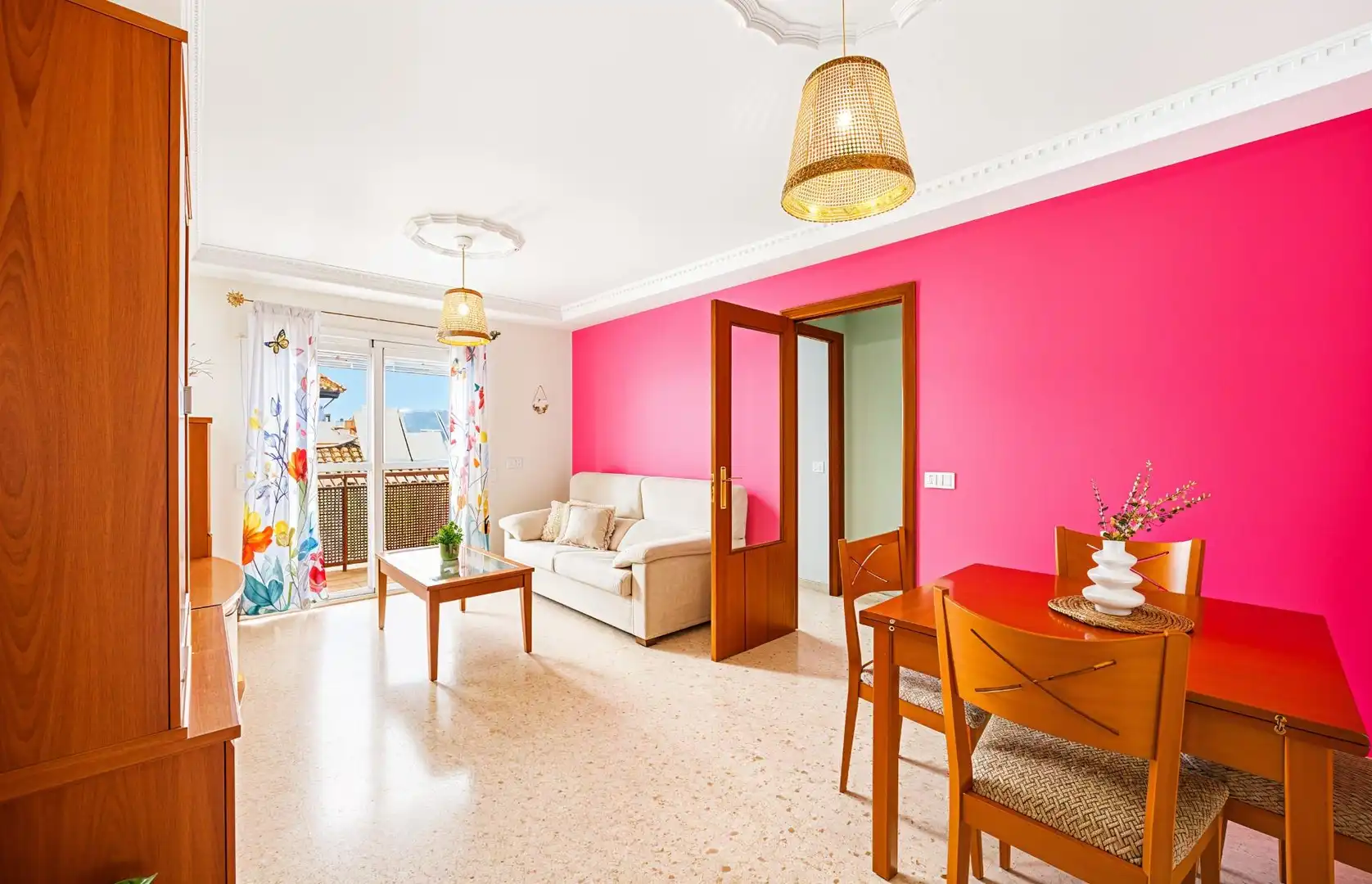 Sala de estar de Piso en venta en Chiclana de la Frontera con Terraza, Trastero y Balcón