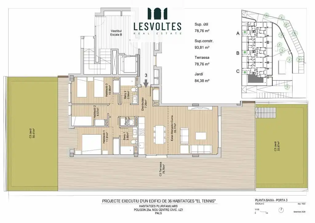 Piso con terraza en venta en Polígon 25a NOU CENTRE CÍVIC S/N, imagen 18