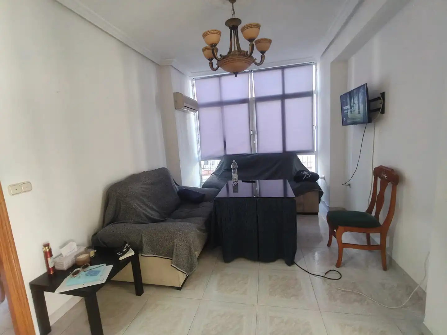 Sala de estar de Piso en venta en Baza con Amueblado