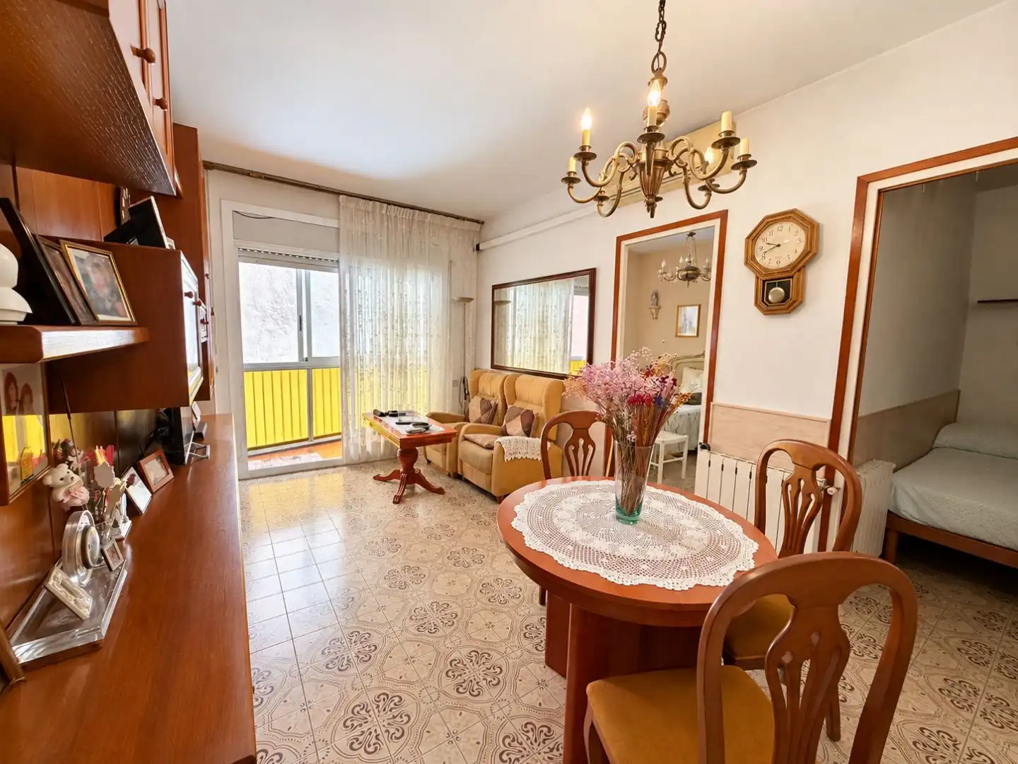 Sala d'estar de Pis en venda en  Barcelona Capital amb Terrassa i Balcó