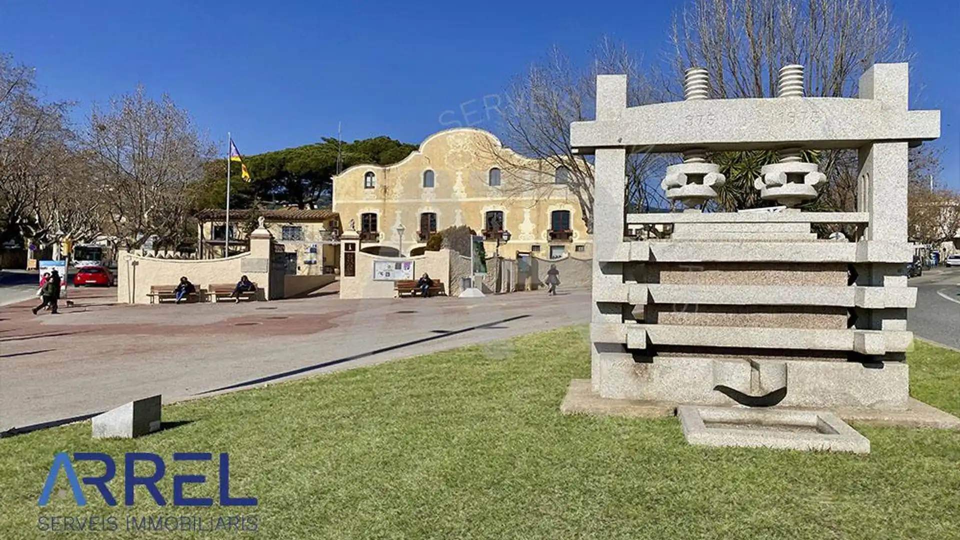 Vista exterior de Planta baja de alquiler en Alella