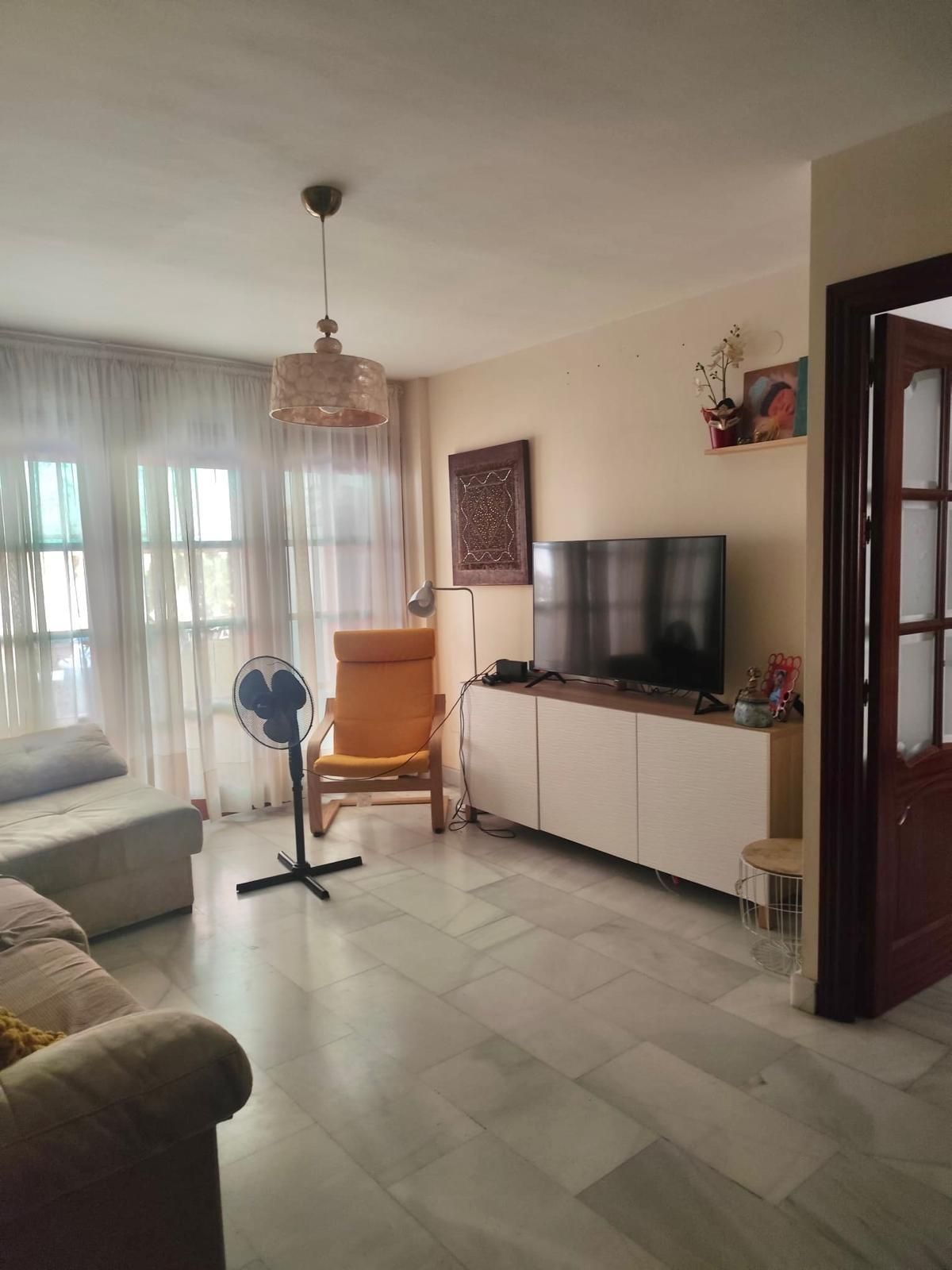 Living room of Flat for sale in Málaga Capital  with Air Conditioner and Terrace