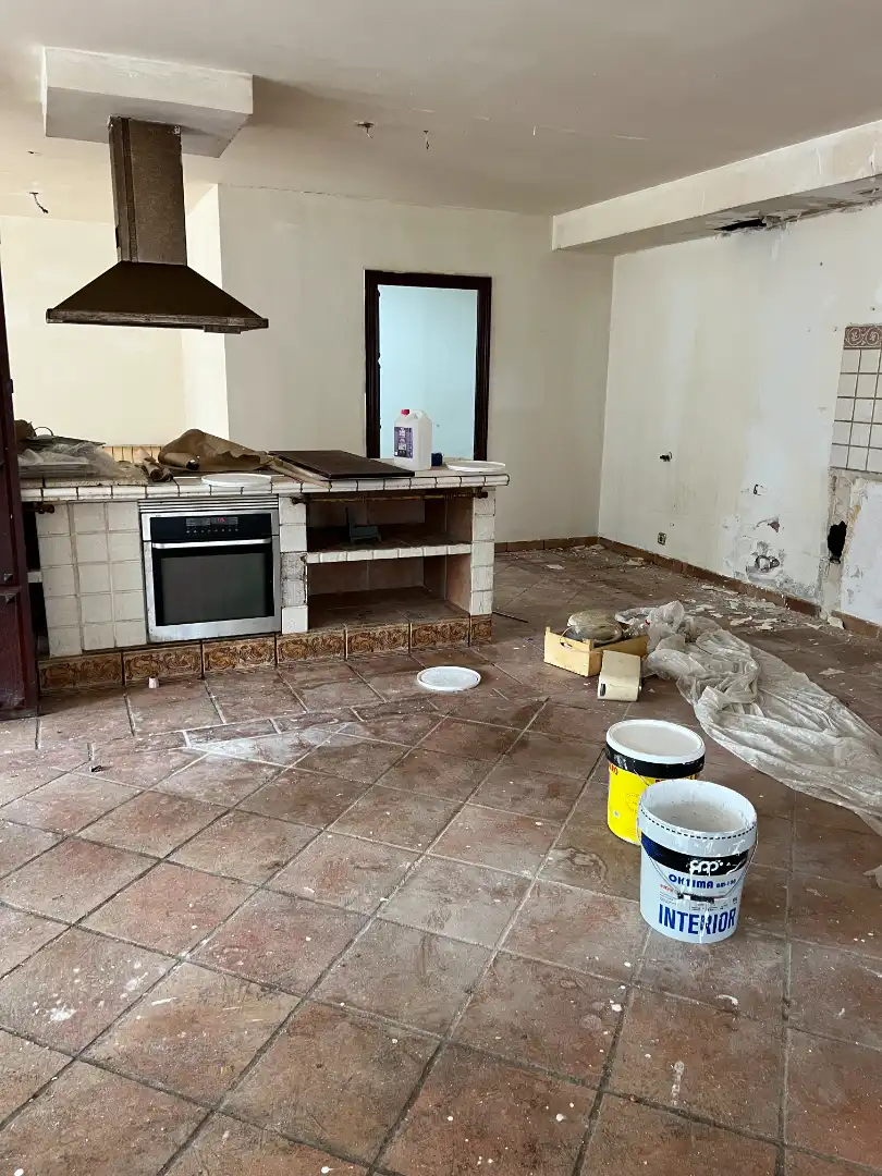 Cocina de Casa o chalet en venta en Villanueva de la Cañada con Jardín privado, Terraza y Piscina