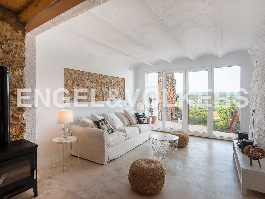Sala d'estar de Casa o xalet en venda en Canet lo Roig amb Aire condicionat, Calefacció i Terrassa