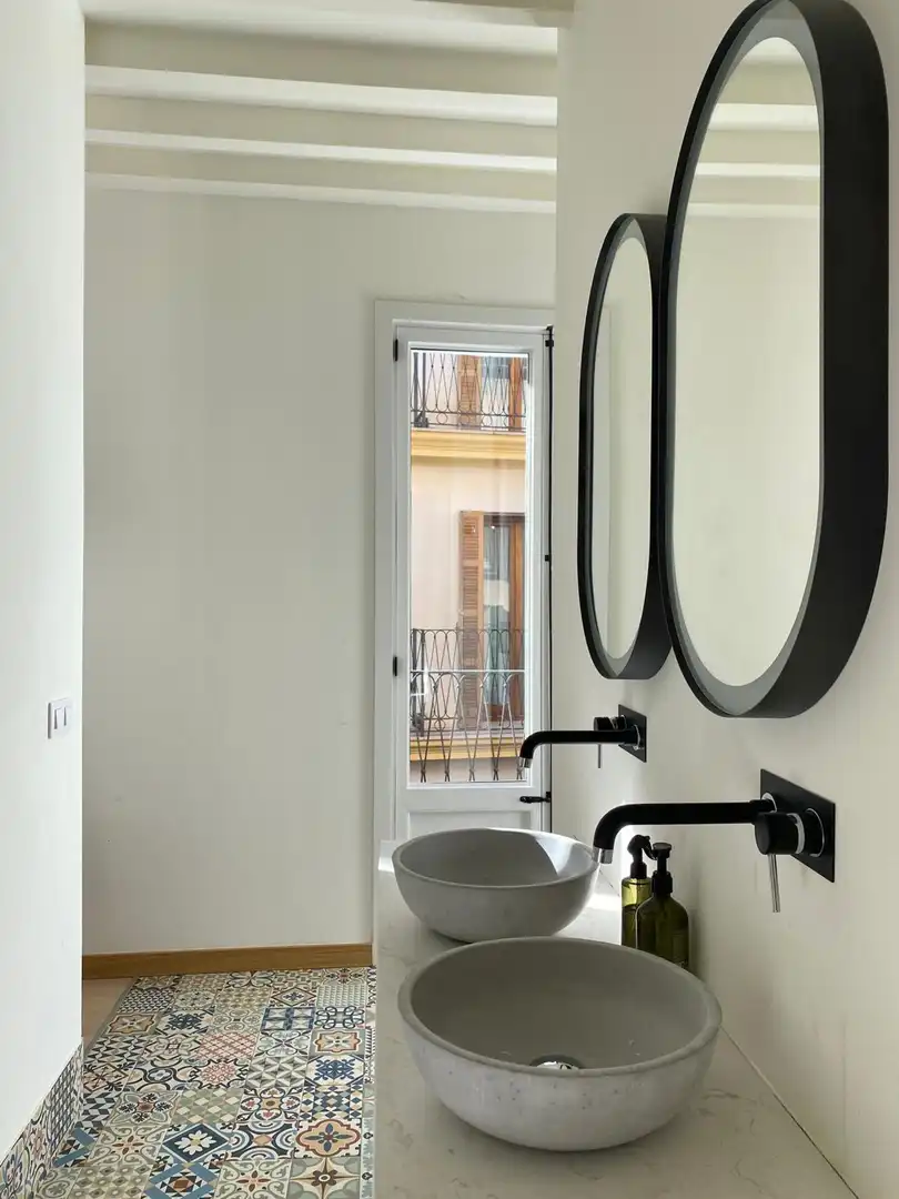 Badezimmer von Wohnungen zur Miete in  Palma de Mallorca mit Terrasse und Balkon