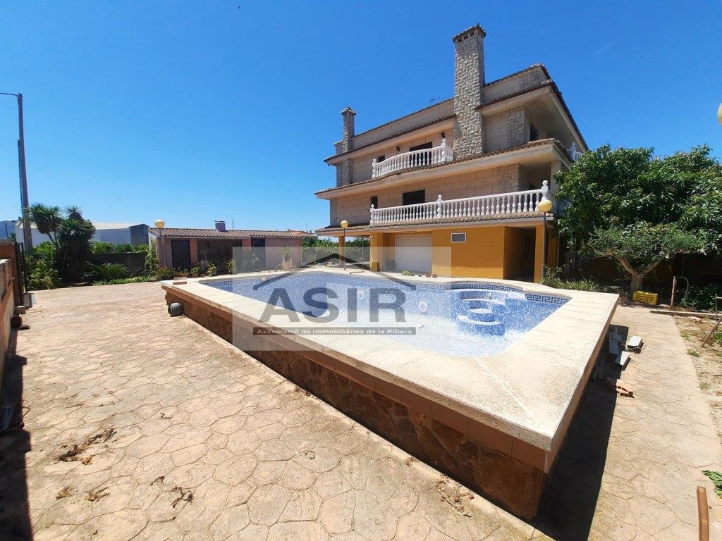 Swimming pool of House or chalet for sale in Albalat de la Ribera  with Air Conditioner, Heating and Private garden