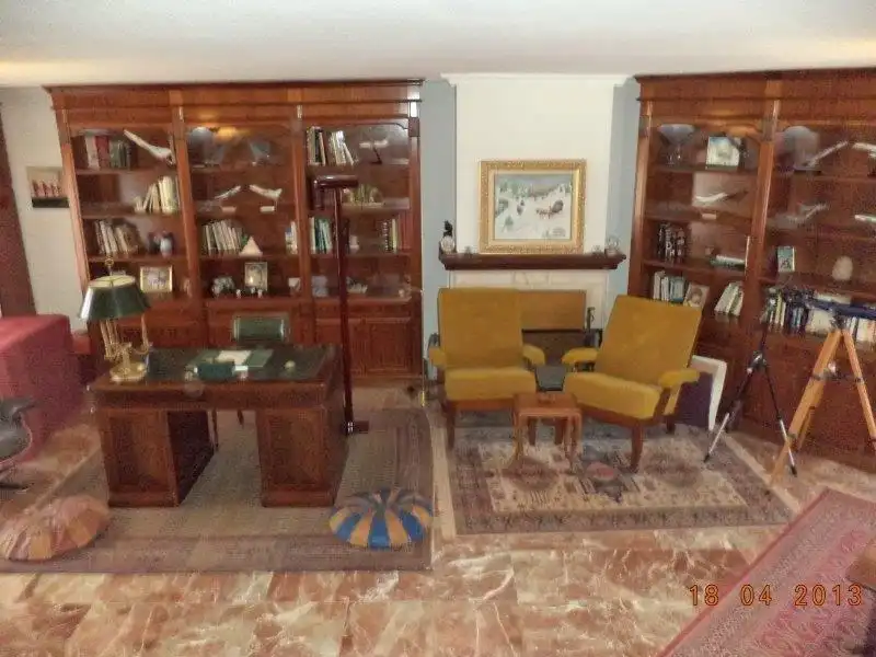 Sala d'estar de Casa o xalet en venda en Mutxamel amb Calefacció, Jardí privat i Terrassa