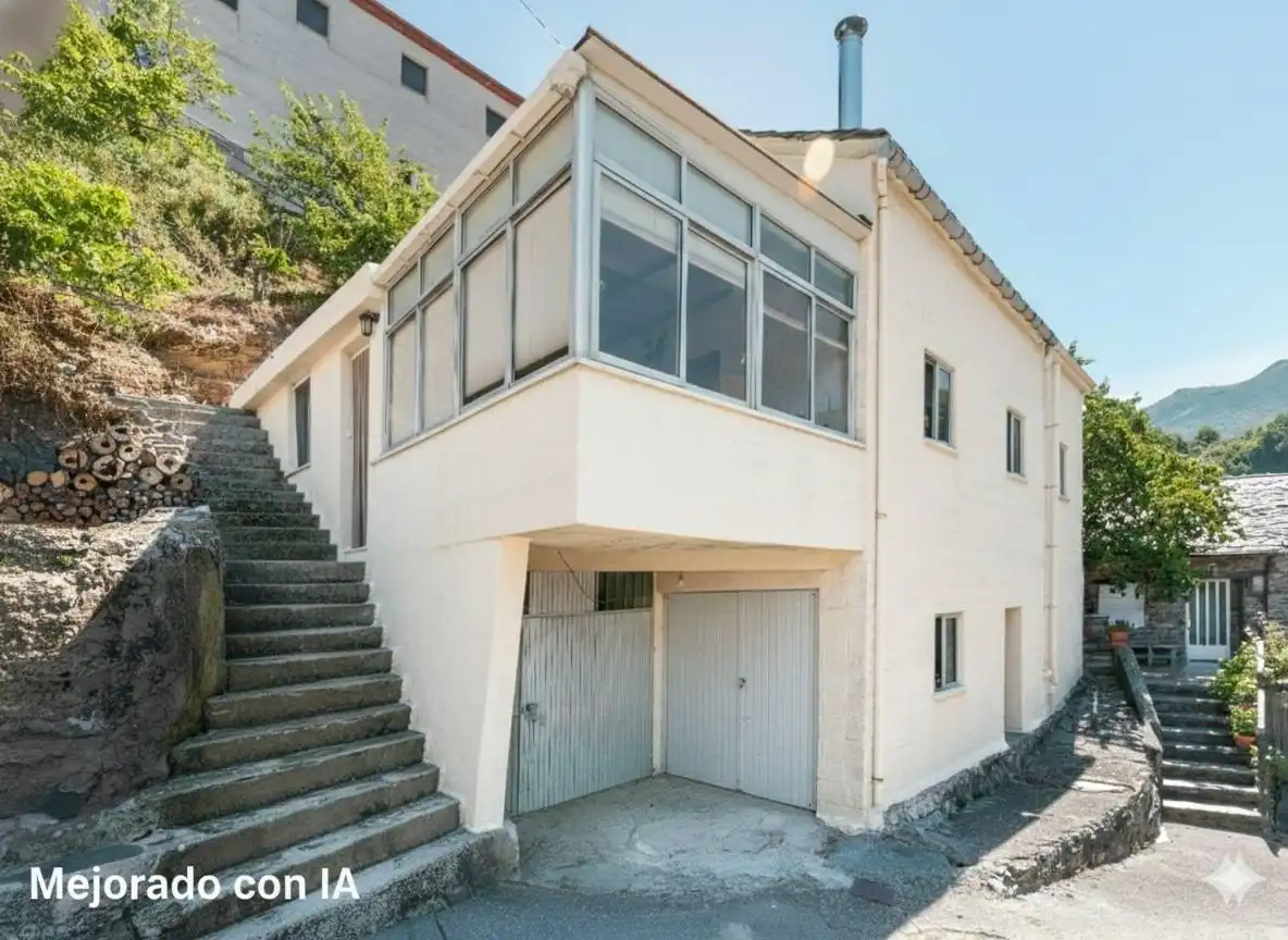 Vista exterior de Casa o xalet en venda en Ibias amb Calefacció, Terrassa i Moblat