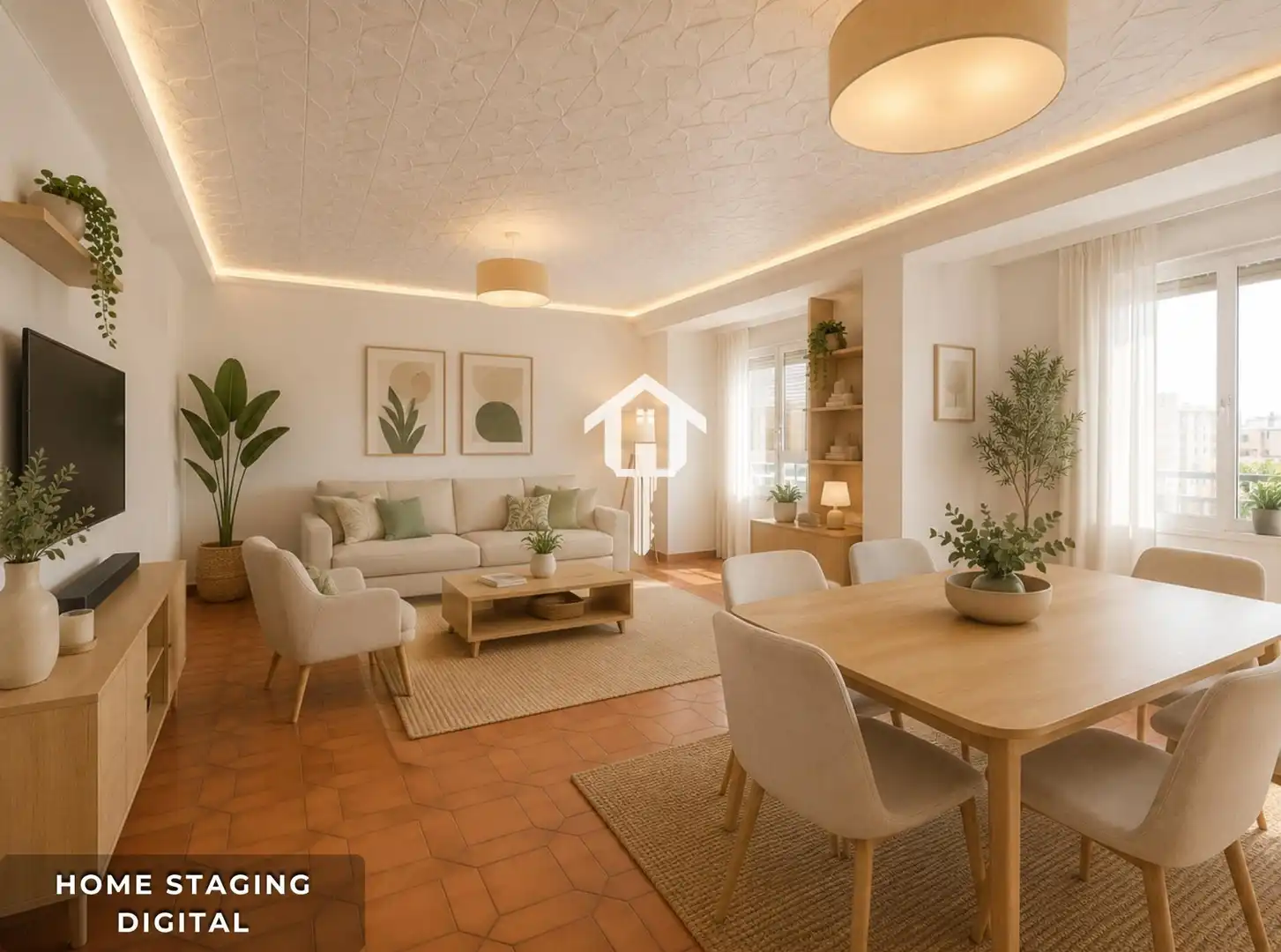 Sala de estar de Piso en venta en Alicante / Alacant con Amueblado