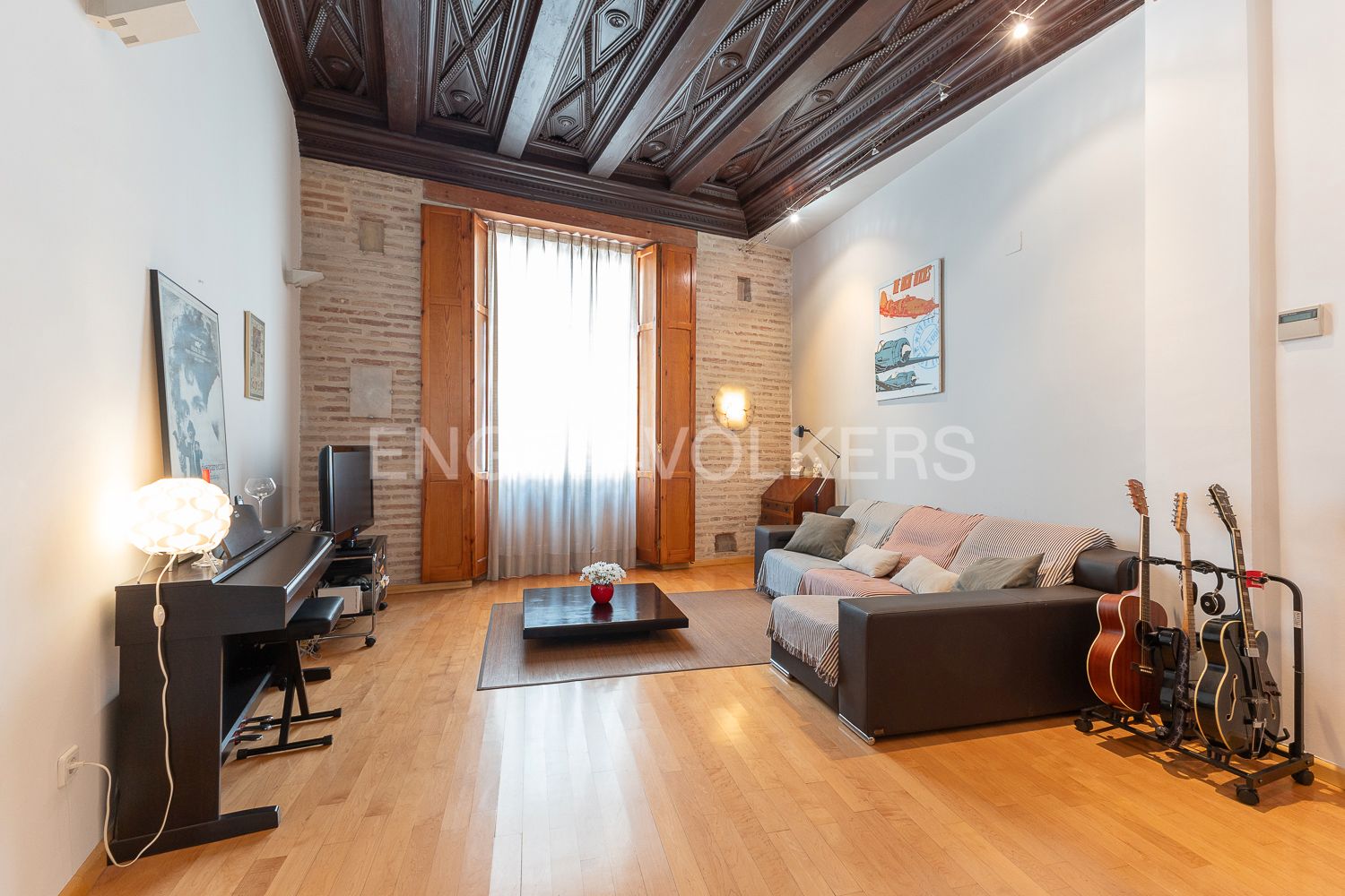 Sala d'estar de Apartament en venda en  Valencia Capital amb Aire condicionat, Calefacció i Parquet