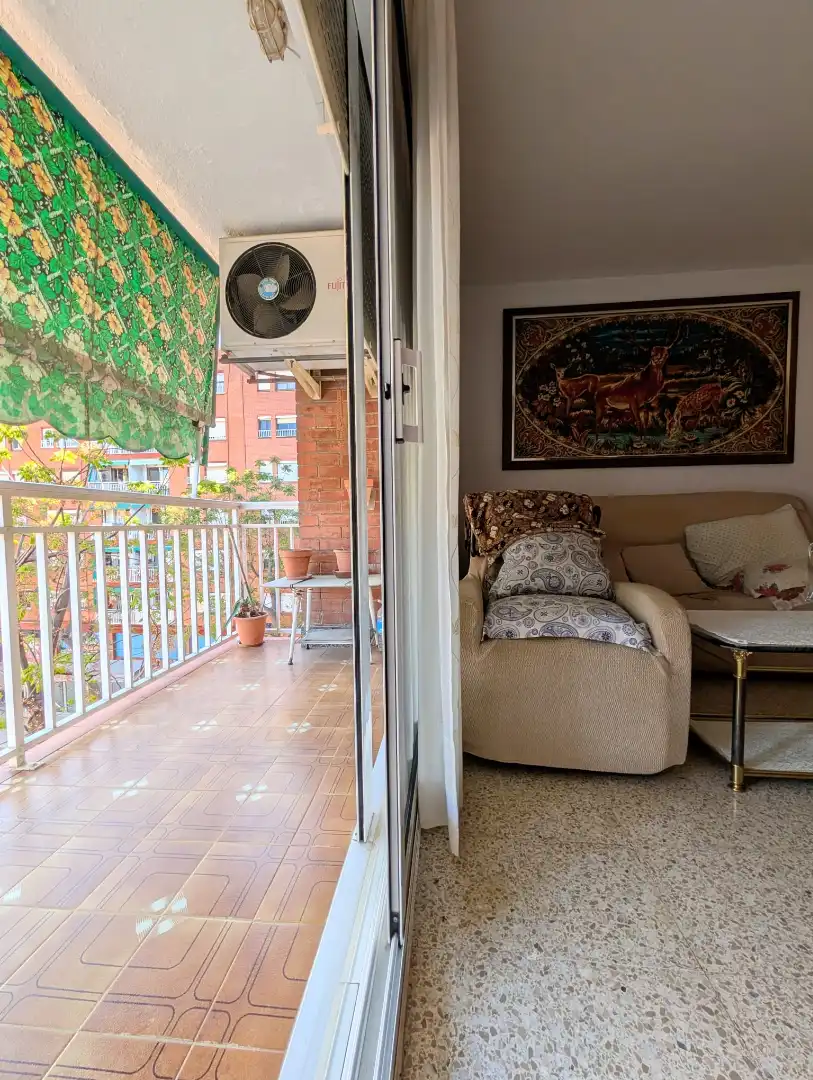Terraza de Piso en venta en Badalona con Aire acondicionado, Amueblado y Balcón