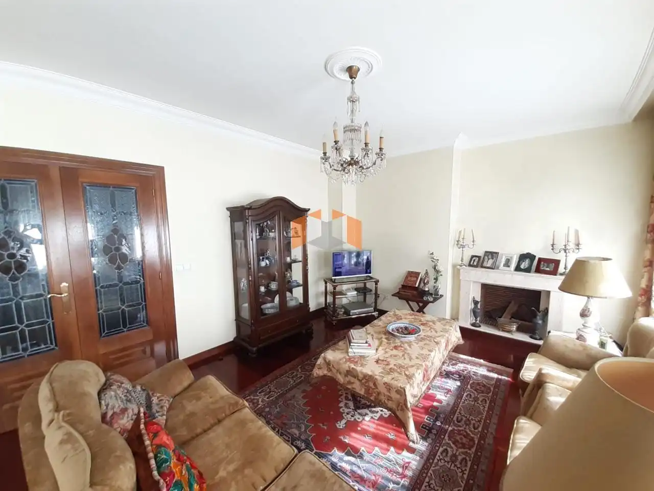 Sala de estar de Piso en venta en Vigo  con Calefacción, Parquet y Trastero