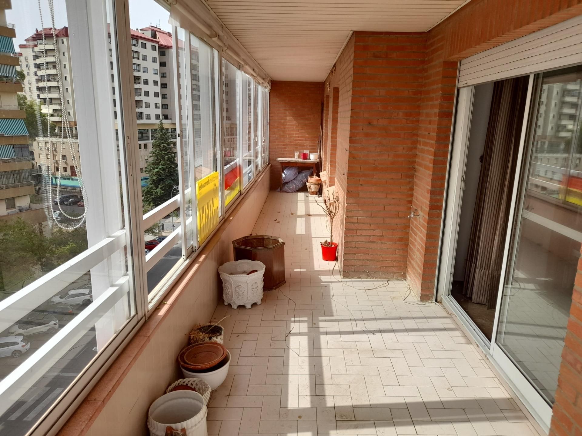 Balcony of Flat to rent in Cáceres Capital  with Heating, Terrace and Storage room