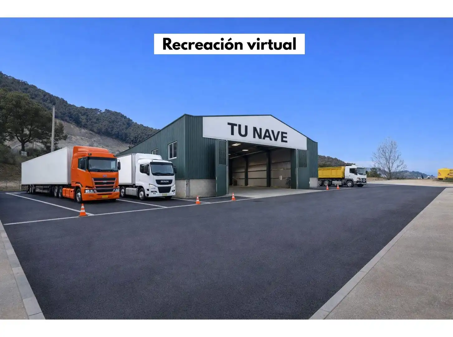 Vista exterior de Nave industrial en venta en Salem
