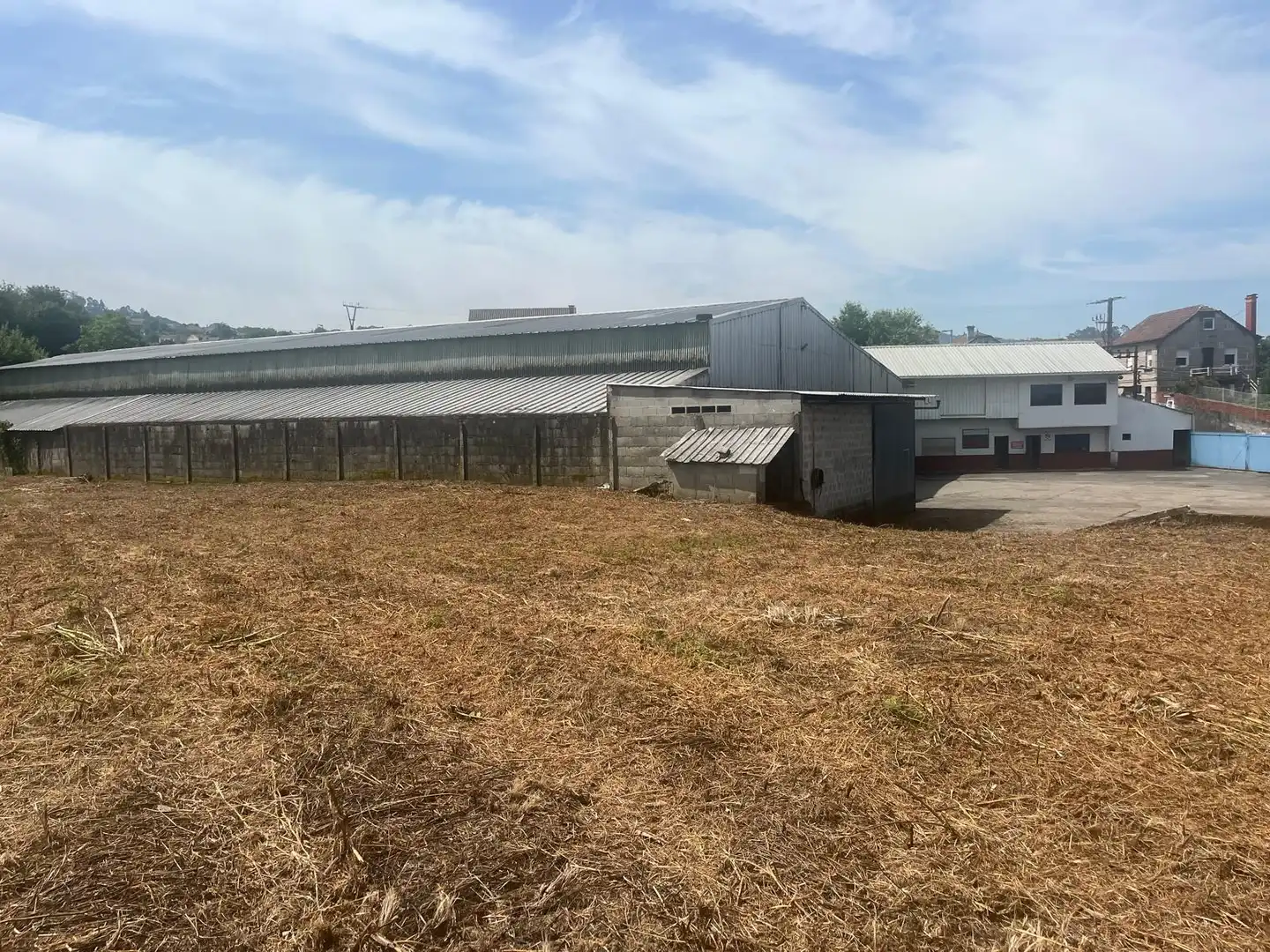 Vista exterior de Nave industrial en venta en Vigo 