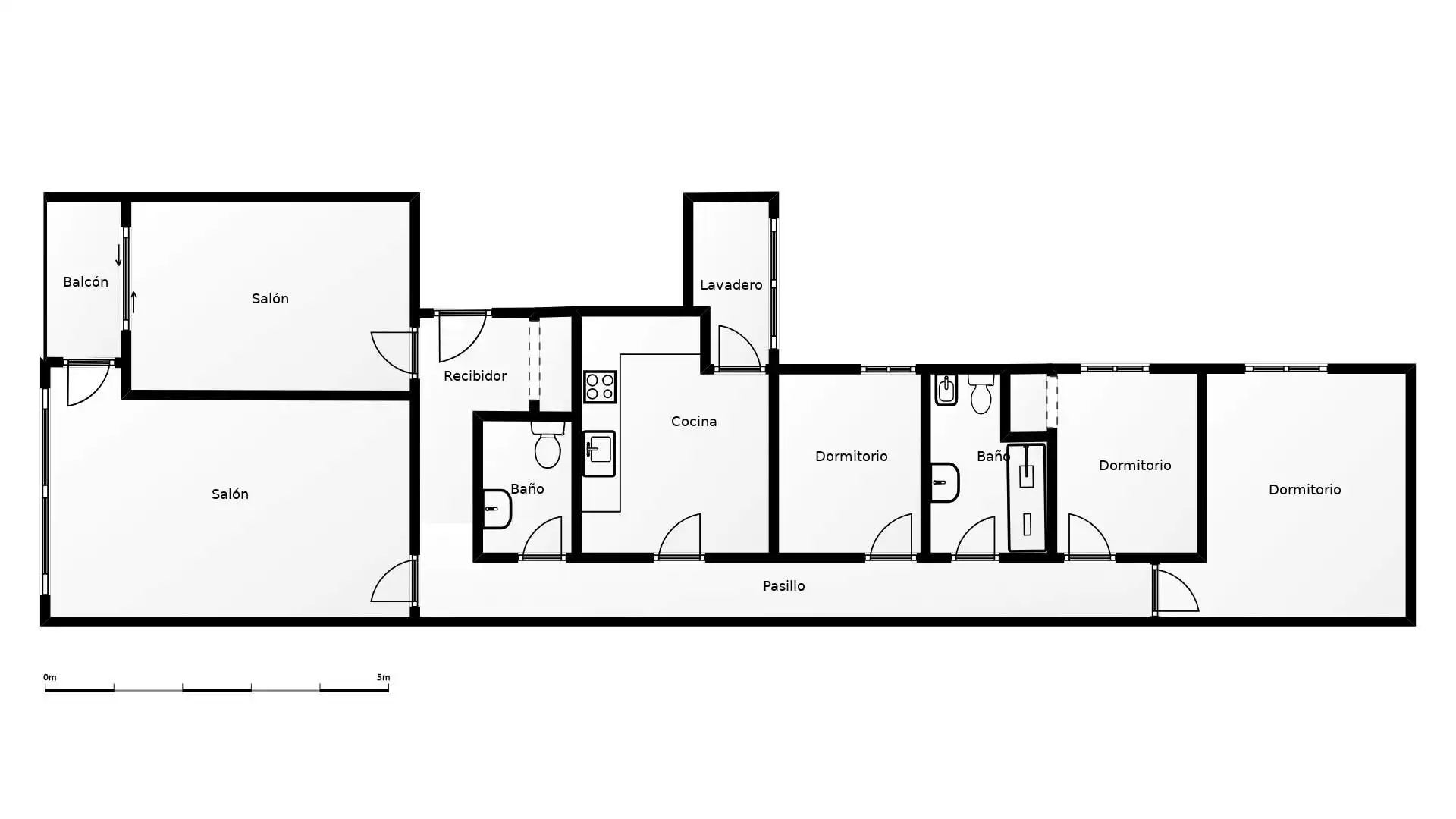 Appartamento con terrazza in vendita a Centro Ciudad, imagen 3