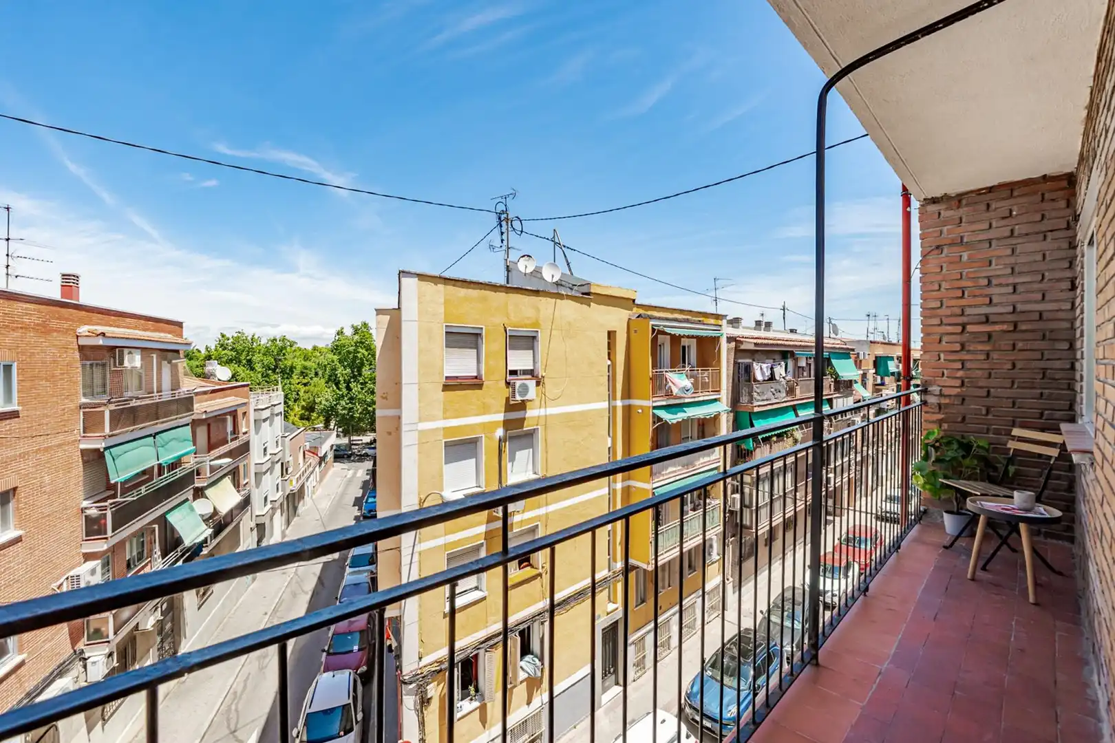 Balcony of Flat for sale in Madrid  with Air Conditioner, Terrace and Balcony